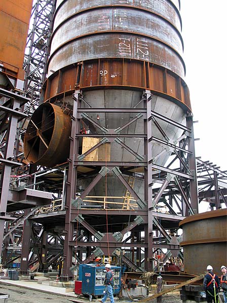 Turbosorb Fabrication for a Coal Power Plant in Brayton Point (material RA2205/LDX2101 Cone)