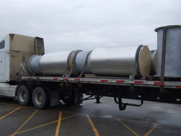 Insulated Ducts going to site